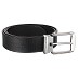 Genuine Leather Belt For Men - BLACK  |Pin Buckle|